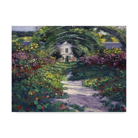 Trademark Fine Art David Lloyd Glover 'The Grande Alle Giverny' Canvas Art, 14x19 DLG00901-C1419GG